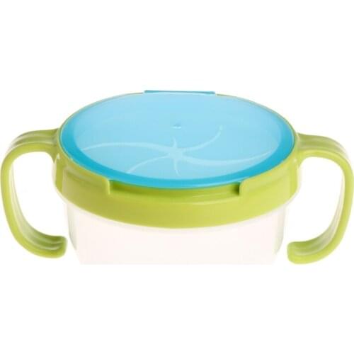 1 Set Baby Spill-Proof Bowl Cup Dish Infant Snack Bowls Food Container Feeding Assist Food Hot