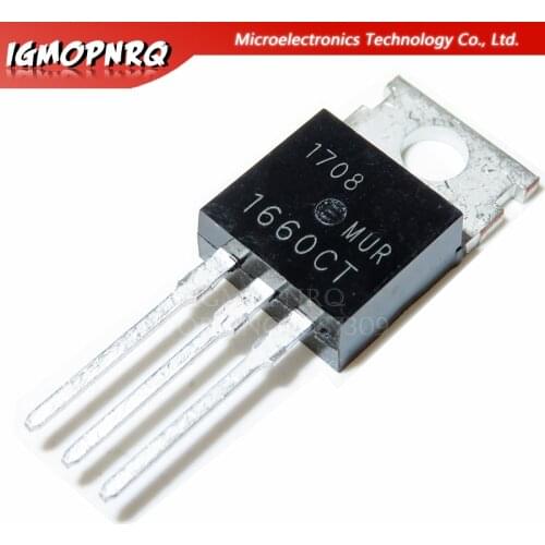 10pcs MUR1660CT MUR1660 TO-220 NEW