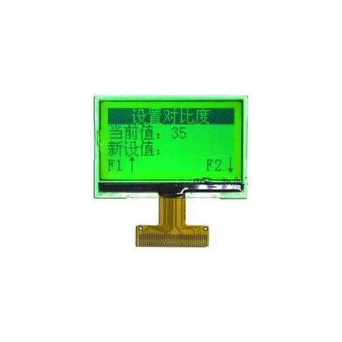 34PIN SPI COG 12864 LCD Screen ST7567 Controller 3.3V White/Green Backlight Parallel Interface