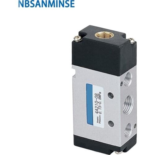 4A210 M5 1/8 1/4 3/8 1/2 Pneumatic Control Valve Pneumatic Air Valve AIRTAC 4V series Design NBSANMINSE