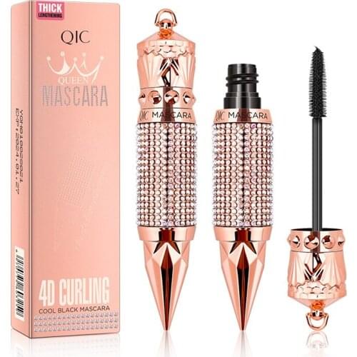 4D Silk Fiber Mascara Quick Dry Waterproof Lasting Volumising Eyelash Extension Black Thick Lengthening Lashes Cosmetics