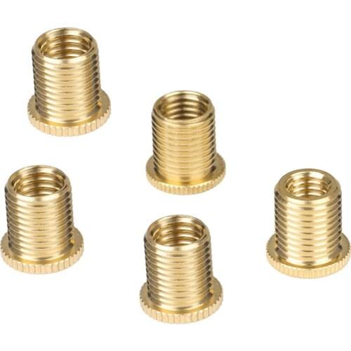 5 Pieces High Quality Car Gear Shift Knob Adapter Nuts M8x1.25