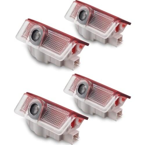 4pcs Car LED Door Logo Light for Mercedes Benz W212 W176 W246 W242 C204 S212 X166 4MATIC C E Class Projector Ghost Shadow Light