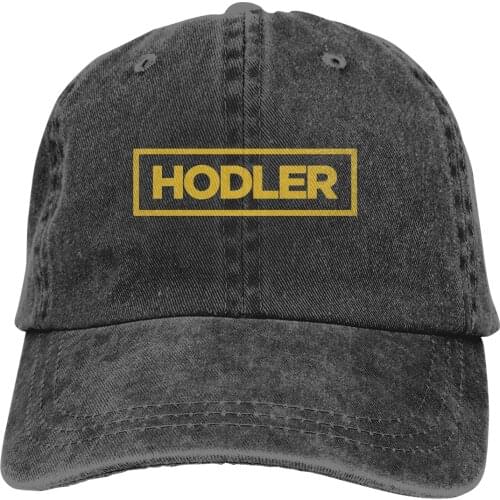 HODLER The Baseball Cap Peaked capt Sport Unisex Outdoor Custom Dogecoin Funny Bitcoin Hats