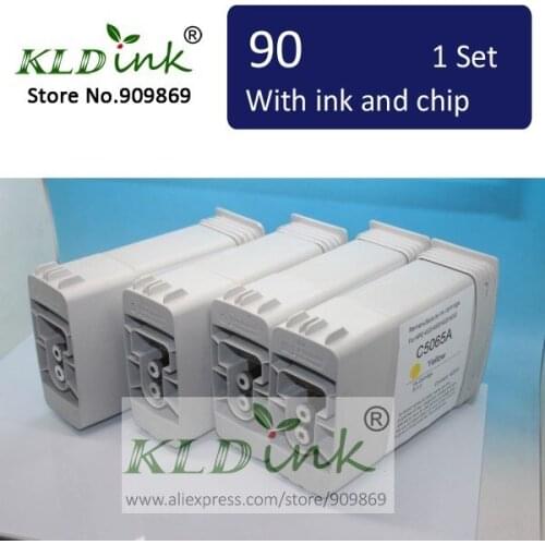 [KLD Ink] Compatible 90 C5058A C5061A C5063A C5065A ink cartridge for Designjet 4000 4020 4500 4520 printer