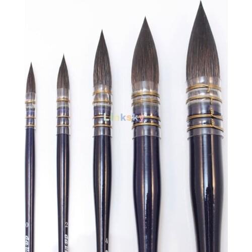 Da Vinci Watercolor Series 438 CosmoTop Mix B Paint Brush, Quill Synthetic/Natural Mix,Good water absorption,Art supplies