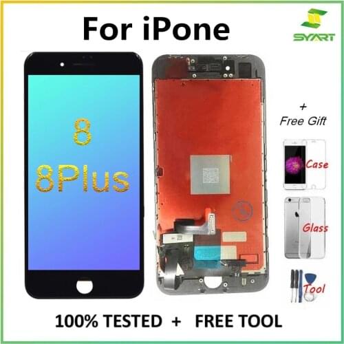 For iPhone 8 8G 8Plus LCD Display Touch Screen Digitizer Assembly Replacement Parts + Tools For iPhone 8 Plus 5.5" LCDs Screen
