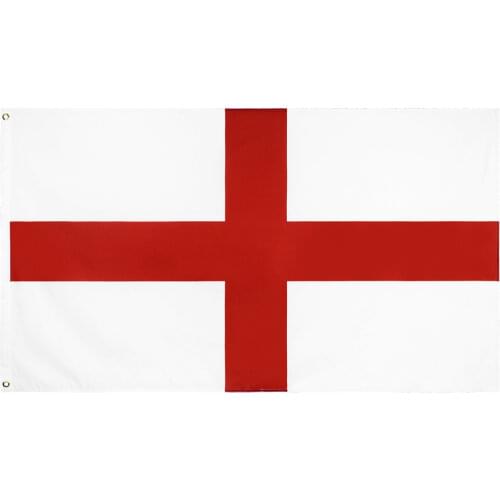 Flag of England 3x5 ft St Georges Cross Red White English National Banner Saint parade Festival Home Decoration fashion