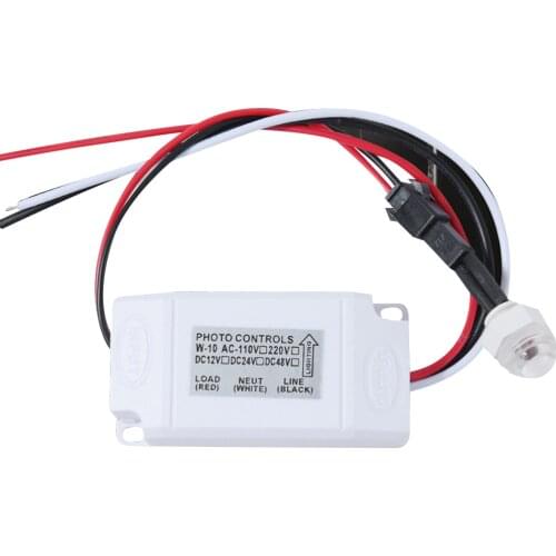 IP44 DC12V 24V 220VAC Mini Outdoor Light control Photo Sensor Switch Rainproof for Lamps