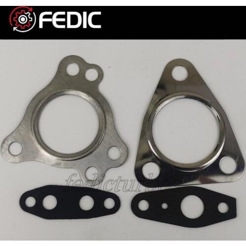 Turbocharger gasket kit GT1749V 721164 17201-27030 Turbo metal kits for Toyota Auris Avensis Picnic Previa RAV4 2.0 D-4D 85Kw