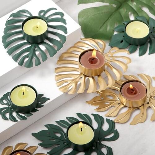 Turtle Leaf Candlestick Home Decoration Supplies Leaf Shaped Candle Holder Desktop Adornment Ornaments Holiday Party Gift