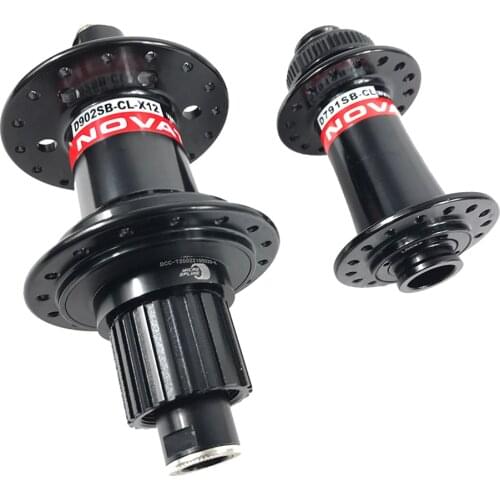 Novatec Micro Spline 12s D791SB-CL D902SB-CL-X12 MTB Hubs 791 902 Center Lock Disc Brake J-Hook Cubs 15x100 12x142