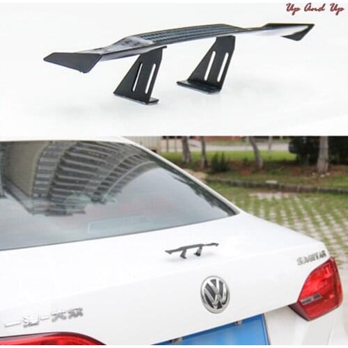 New Mini Universal Spoiler Wing For All Car Spoiler Wing Carbon Fiber Auto Car Tail Decoration Black color