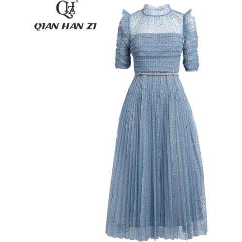 Summer Short Sleeve Dresses Qian Han Zi China