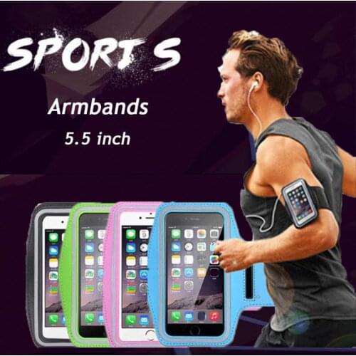Sport Armband Case 5.5 Inch Phone Fashion Holder For Womens On Hand Smartphone Handbags Sling Running Gym Arm Band Fitness