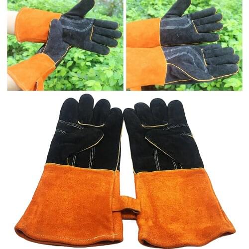 Welding Gloves, Heat/Fire Resistant/Leather Gloves, Fit for Mig/Tig /BBQ/Cooking/Cutting