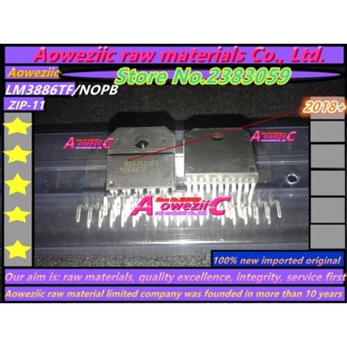 Aoweziic 2018+ 100% new imported originaI LM3886TF/NOPB LM3886TF LM3886 ZIP-11 Audio Amplifier