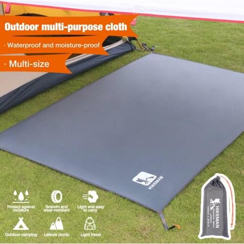 Waterproof Camping Mat Outdoor Tent Mat Multi-purpose Durable Cloth Thickened Sunscreen Camping Portable Picnic Blanket Hiking