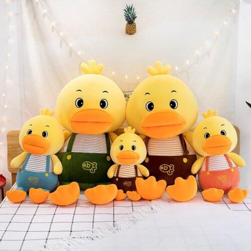 Yellow Duck Sleep Soft Plush Stuffed Animals Dolls Pillow Home Decor for Kids Baby Children Boys Birthday Christmas Gift 2021