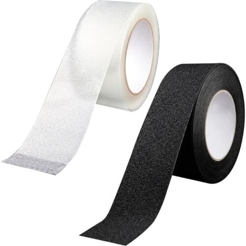 1 Roll 5/10M Anti-Slip Tape Outdoor Anti Slip Stickers High Friction Non Slip Traction Tape Abrasive Adhesive for Stairs Safety