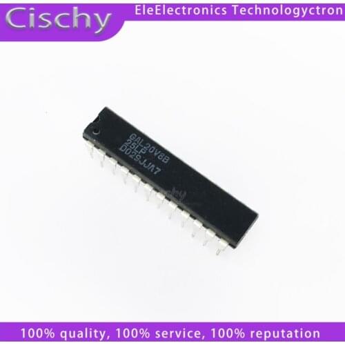 10PCS GAL20V8B-25LP GAL20V8B GAL20V8 DIP-24 GAL20V8B-25 DIP