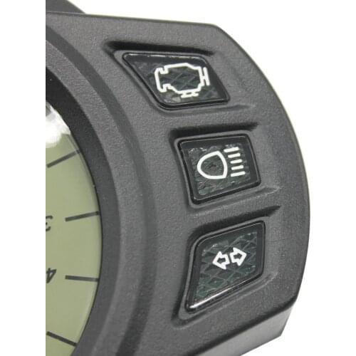 12V Multi-colored LCD Digital Speedometer Tachometer Odometer For Yamaha