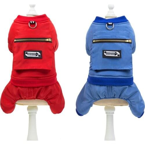 2019 High Quality Russia Winter Warm Pet Dog Clothes Thicken Cotton Puppy Dogs Coat Jackets For Chihuahua Dogs Clothing Jumpsuit