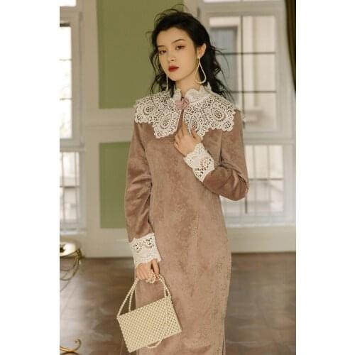 2020 new fashion womens clothing Full Vintage A-Line dresses for women dress