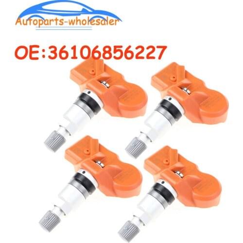 4 PCS Car TPMS Sensor 36106856227 3610-6856-227 6856227-04 For BMW Mini Rolls Royce 2010- Tire Pressure Monitoring System 433MHZ