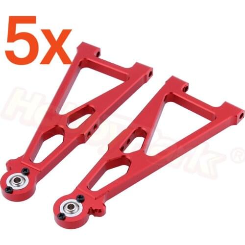 5Pairs/Lot Alum Fron Lower Arm A-Arms For RC 1/10 Electric Himoto E10XT E10XTL E10MT E10MTL Upgrade Parts 33602G 31603