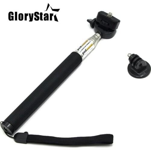 Monopod Handheld Selfie Stick Tripod Mount Adapter For Go pro Hero 6 5 4 3+ SJCAM Xiaomi Yi 4k Gopro Session Action Sport Camera