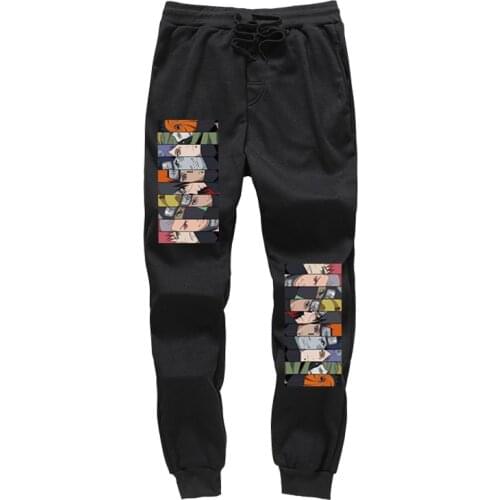 2021 New Fashion Japan Anime Mens Sweatpants Joggers Men Gym Jogger Casual Pants Hip Hop Fleece Trousers Men Streetwear Clothing