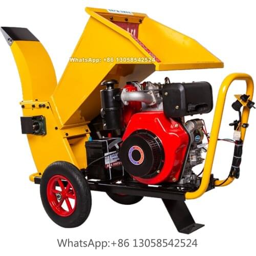 CXC-701 Gasoline Engine Branch Shredder, Manual Wood Chipper Shredder,Garden Leaf Shredders With Motor,1-10cm,1-15CM,11/11.77KW