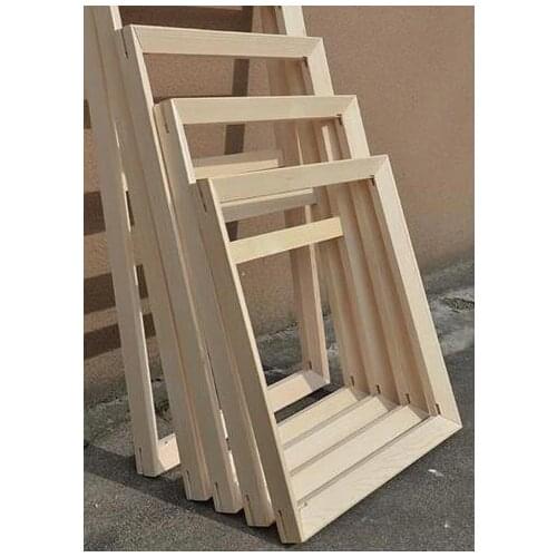 Wood Frame for Canvas Paintings You need to install it yourself Without Paintings