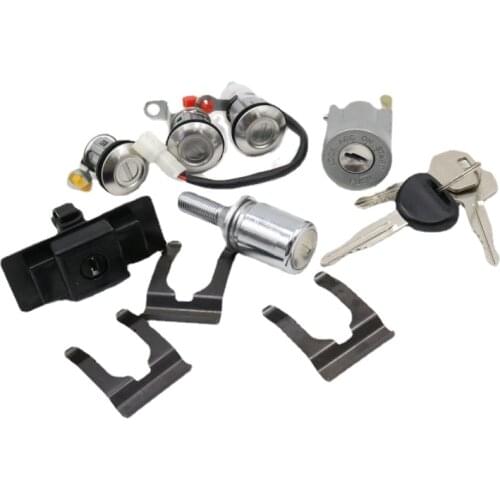 For Mitsubishi Pajero montero MK2 4G54 4G64 4M40 6G72 Car Ignition/Glove box/Spare tire/Door Lock Cylinder with Key Full Set