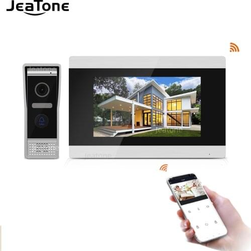 Touch Screen Wireless WIFI IP Video Door Phone Intercom Video Doorbell Villa Apartment Access Control System Motion Detection