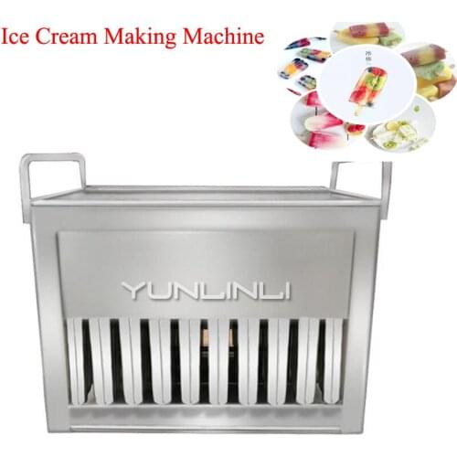 Commercial Ice Cream Maker With 2 Moulds Popsicle Making Machine Automatic Easy Operating Ice Cream Maker