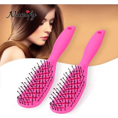 Nunify Wig Brush Nylon Hair Brush Wet Curly Detangle Hair Brush For Salon Hairdressing Hair Brush Men Styling Tools