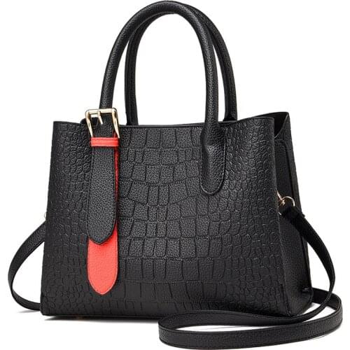 New Retro Stone Pattern PU Leather Crossbody Shoulder Bag for Women 2021 Trendy Luxury Solid Color Chain Handbags Female Travel