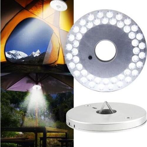 48 LED Patio umbrella light Durable Portable Garden Floodlight new energy outdoor camping tent light Emergency Lights
