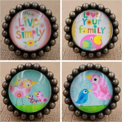 1 PCS Cabinet Knobs Drawer Pulls, Single Round Crystal Glass Drawer Cabinet Pull Knob Pink Handle Kitchen Door Wardrobe Hardware