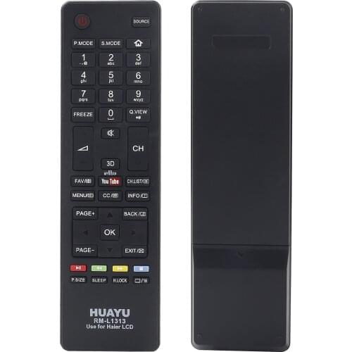 Replacement Remote Control for Haier Smart TV HTR-A18EN LE32K5000TN LE40K5000TF LE55K5000TFN huayu