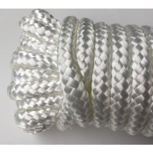 Heavy Duty 12mmx10m White Nylon Rope PP Boat Rope Sailing Camping Clothes Line Securing Line