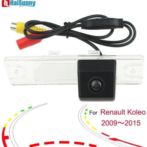 Intelligent Parking Assistance Dynamic Trajectory Tracks Rear View Reverse Camera HD For Renault Koleos 2010-2015 Reverse Camera