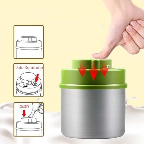 Vacuum Sealed Container Stainless Steel Food Storage Bottle Jars for Coffee Bean Kitchen Accessories Large Capacity