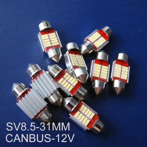 High quality 12V 31mm Auto Festoon Led Lamps CANBUS Error Free Led Car Interior Dome Lamp Reading Bulbs free shipping 100pcs/lot