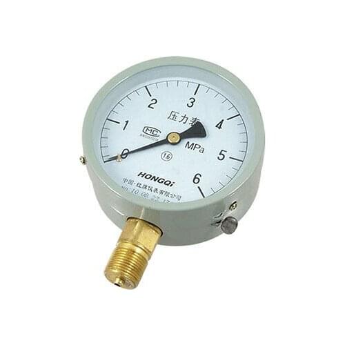 Y-100 M20x1.5mm Thread 0-6Mpa Display Pressure Gauge for Air Water
