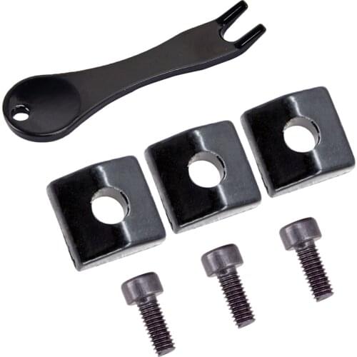 Guitar Tremolo Bridge Locking Nut Clamp&Screws&Bridge Pin Puller for Guitar Replacement