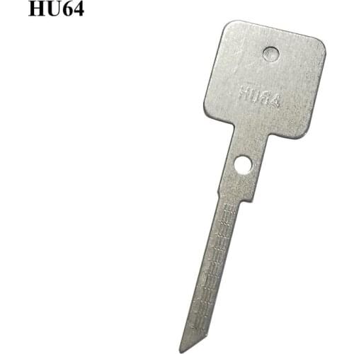 5pcs HU64 Lishi scale key plate, lishi cutting blade,Engraved Line Scale Shearing Teeth Blank Car Key Cutting Teeth Blade