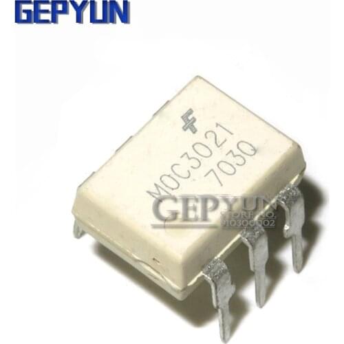 10PCS MOC3021 DIP6 DIP photocoupler Gepyun
